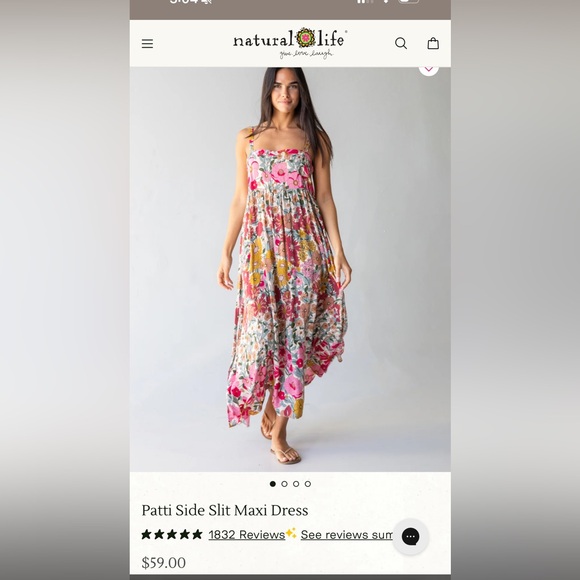 Side Slit Maxi Dress - Picture 5 of 5